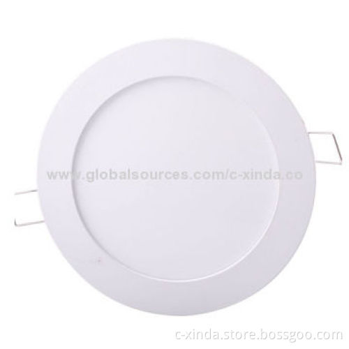 High-power 10W LED panel light, W145mm, cut out W125mm, with 50pcs SMD chips